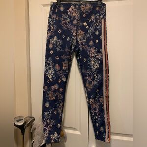 Free People FP Movement High-Rise Crop Legging Womens Sz L Gym Floral